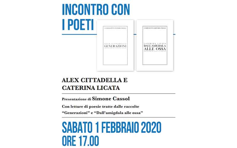 Incontro con i poeti Caterina Licata e Alex Cittadella