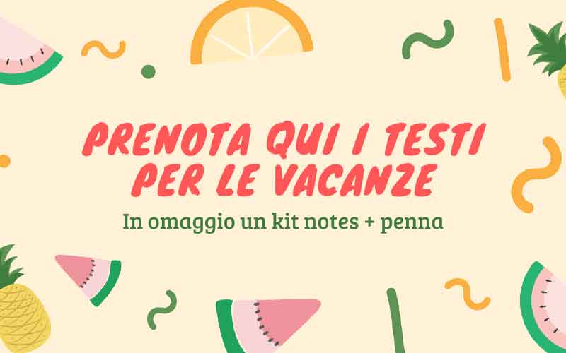 Testi per le vacanze